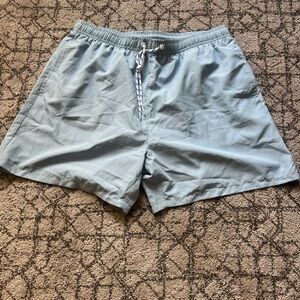 NEVER WORN SHEIN Men's Light Blue Swim Shorts